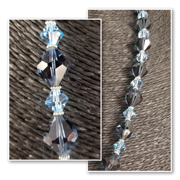 Lampwork and Swarovski Crystal Statement Necklace